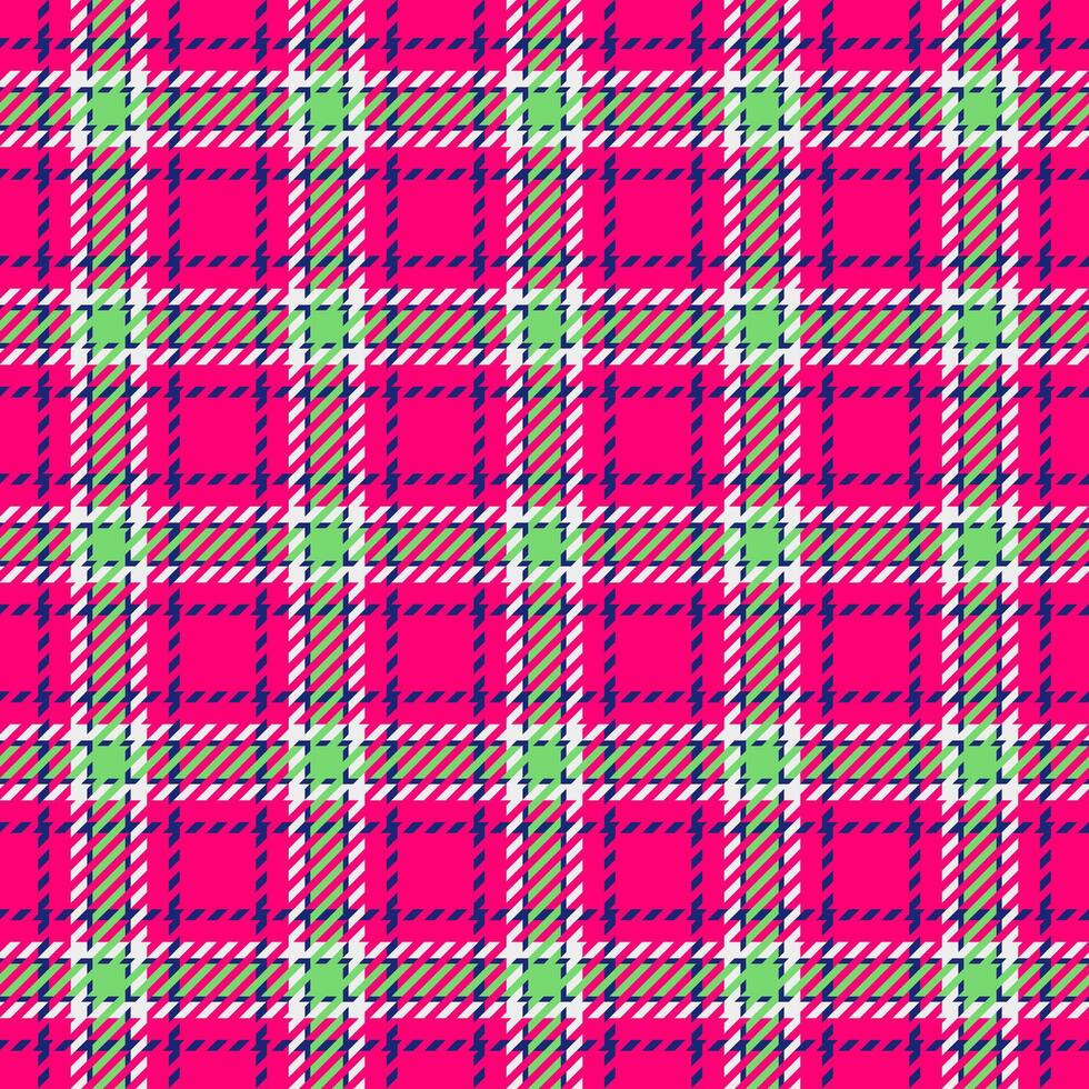 Calm pattern textile, commerce background texture fabric. Pajamas check seamless plaid tartan in bright and blue colors. vector