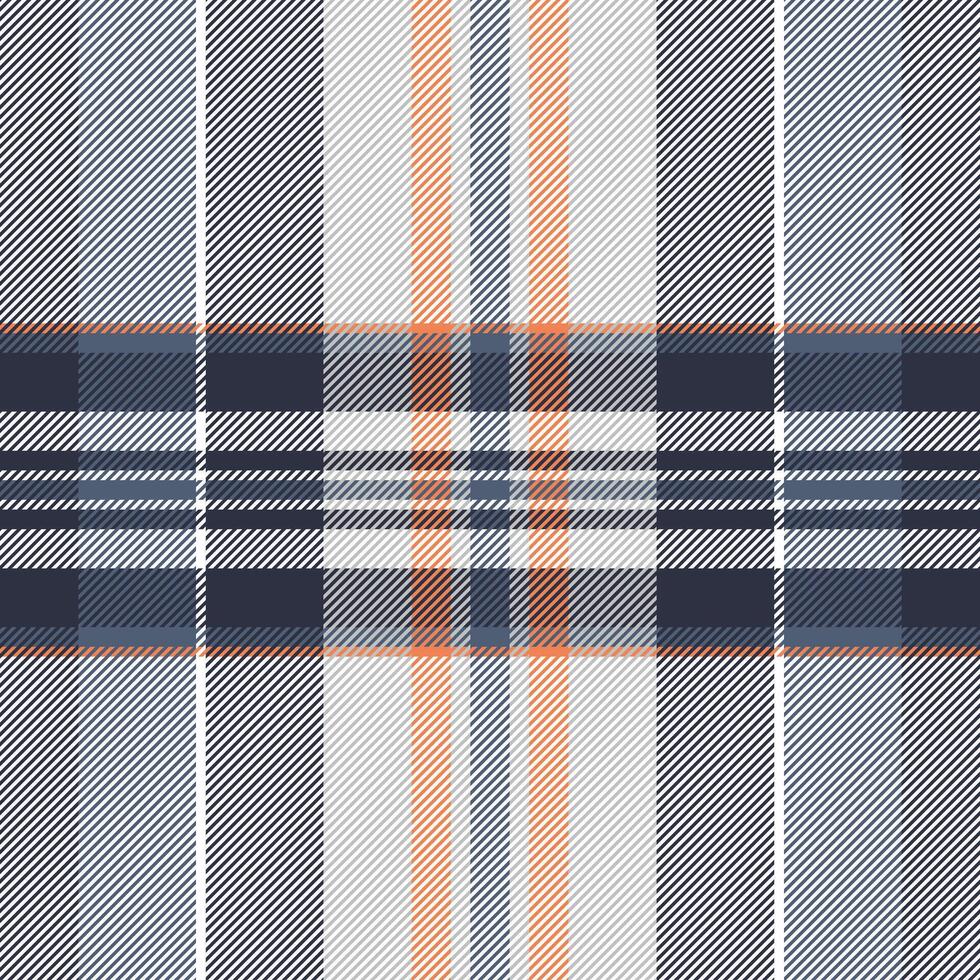 Outside seamless fabric, femininity textile check pattern. Quilt texture plaid background tartan in white and dark colors. vector