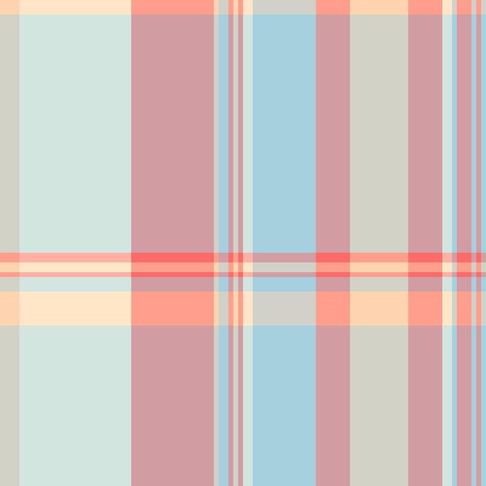 Soft pastel plaid pattern. Perfect for textile design, website backgrounds, or stationery. Subtle and elegant, this design offers a calming and versatile aesthetic. vector