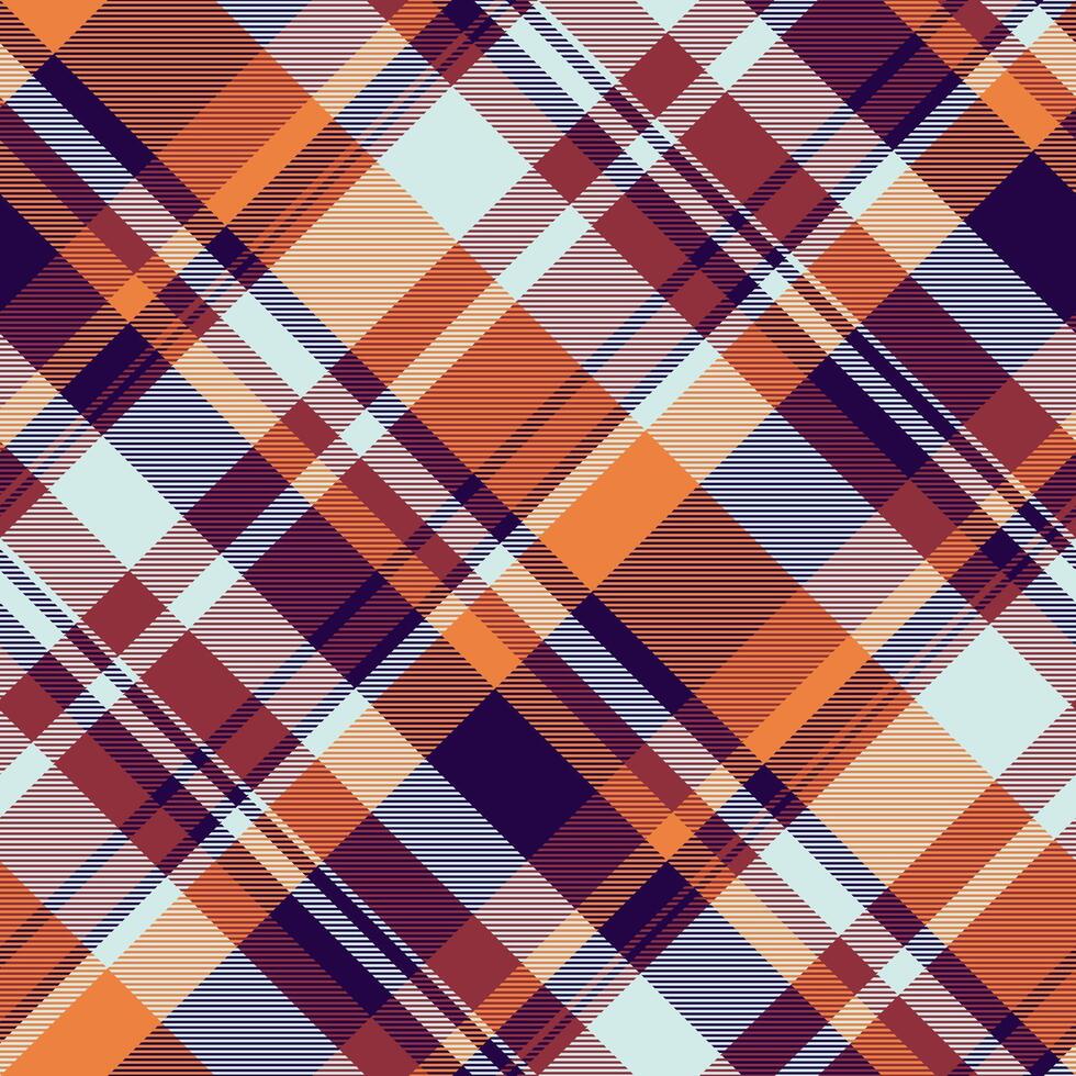Delicate check seamless texture, pretty plaid tartan. Shirt pattern background fabric textile in red and light colors. vector