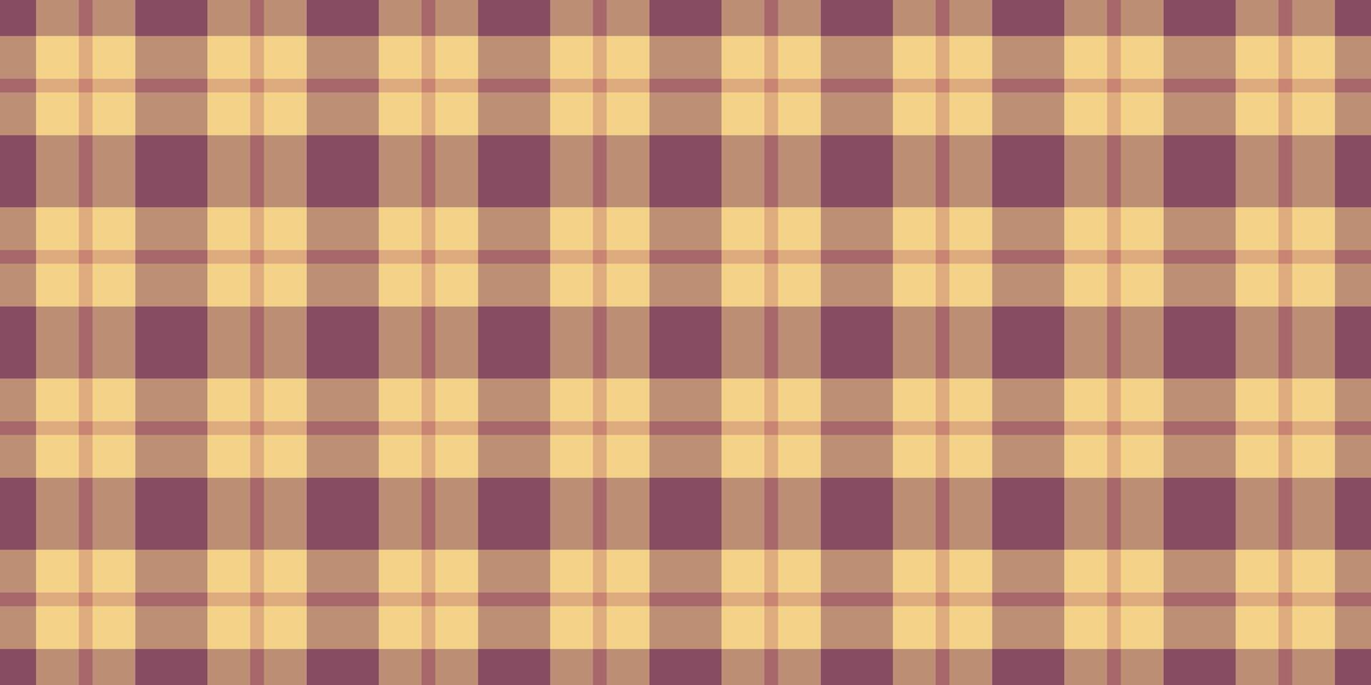 Symmetry check background texture, painting pattern tartan fabric. Satin seamless plaid textile in orange and amber colors. vector