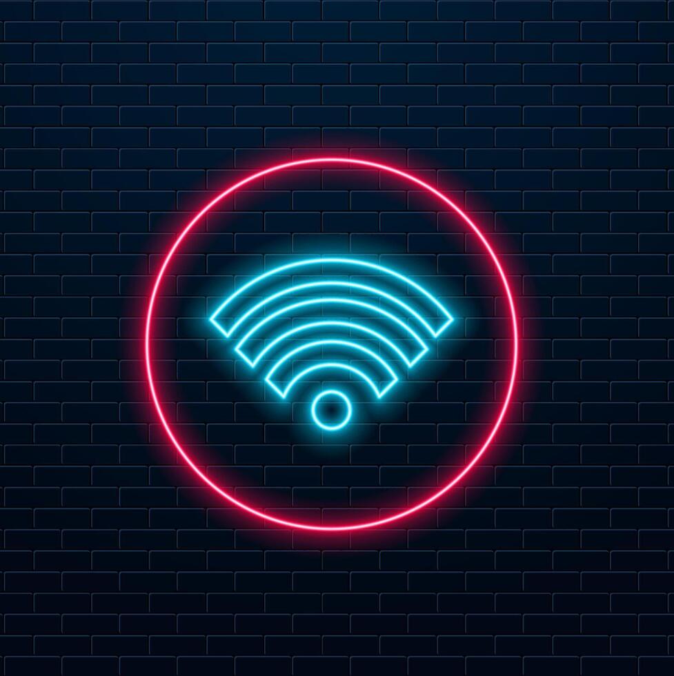 3D Wi-Fi light effect. Wireless wifi networking with a wave effect collection. Glowing blue signal wi fi, sensor, radar, RFID and round circle waves wireless technology concept.. vector