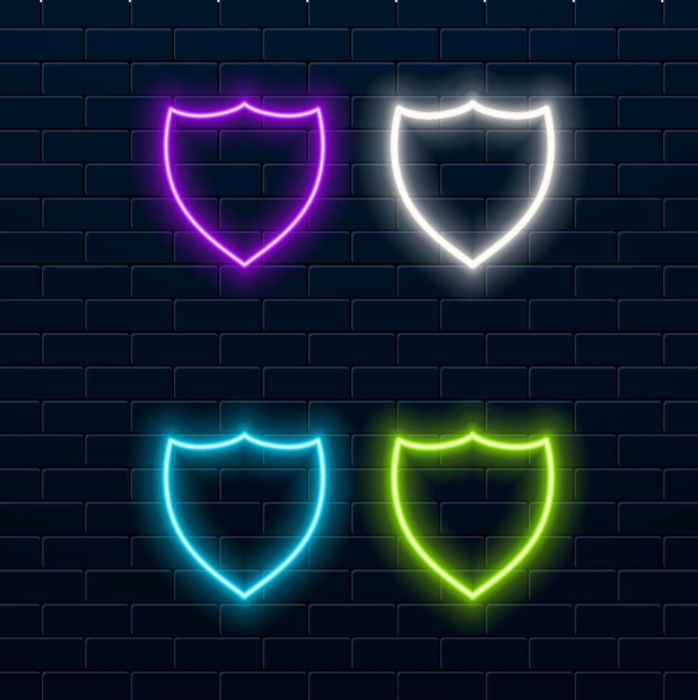 Neon light glow glowing shiny background border frame border sign neon sign game gaming technology tech modern futuristic abstract blank space night vector