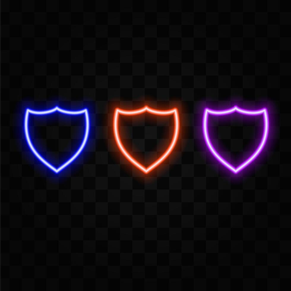 Neon light glow glowing shiny background border frame border sign neon sign game gaming technology tech modern futuristic abstract. purple color. vector