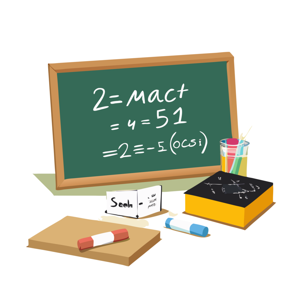 Mathematics problem solving classroom educational content academic environment overhead view learning concepts png