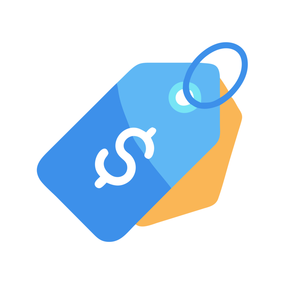 Dynamic price tag exchange retail store digital graphic modern environment close-up view pricing strategy png
