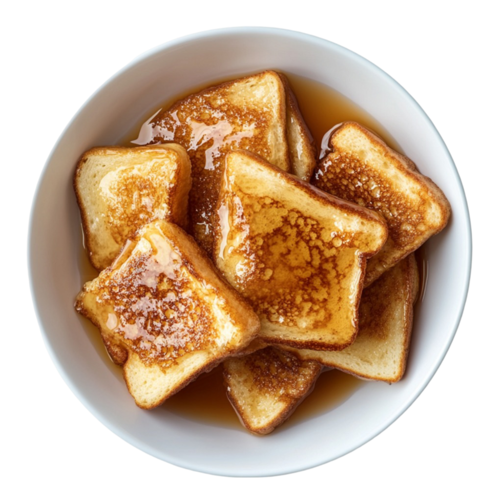 French Toast on Transparent Background png