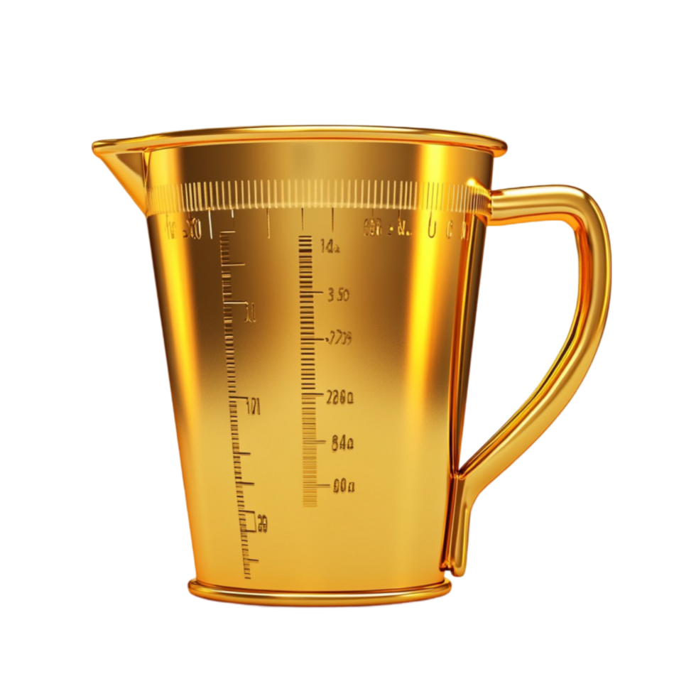 Golden Measuring Jug png