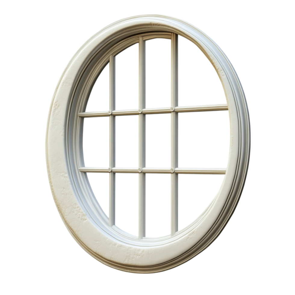 Round Window with Bars png