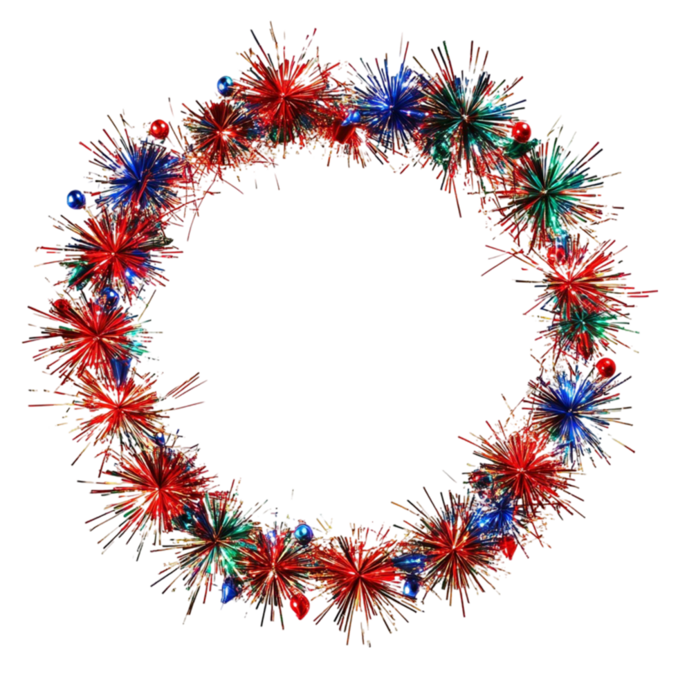 Sparkling Starburst Frame png