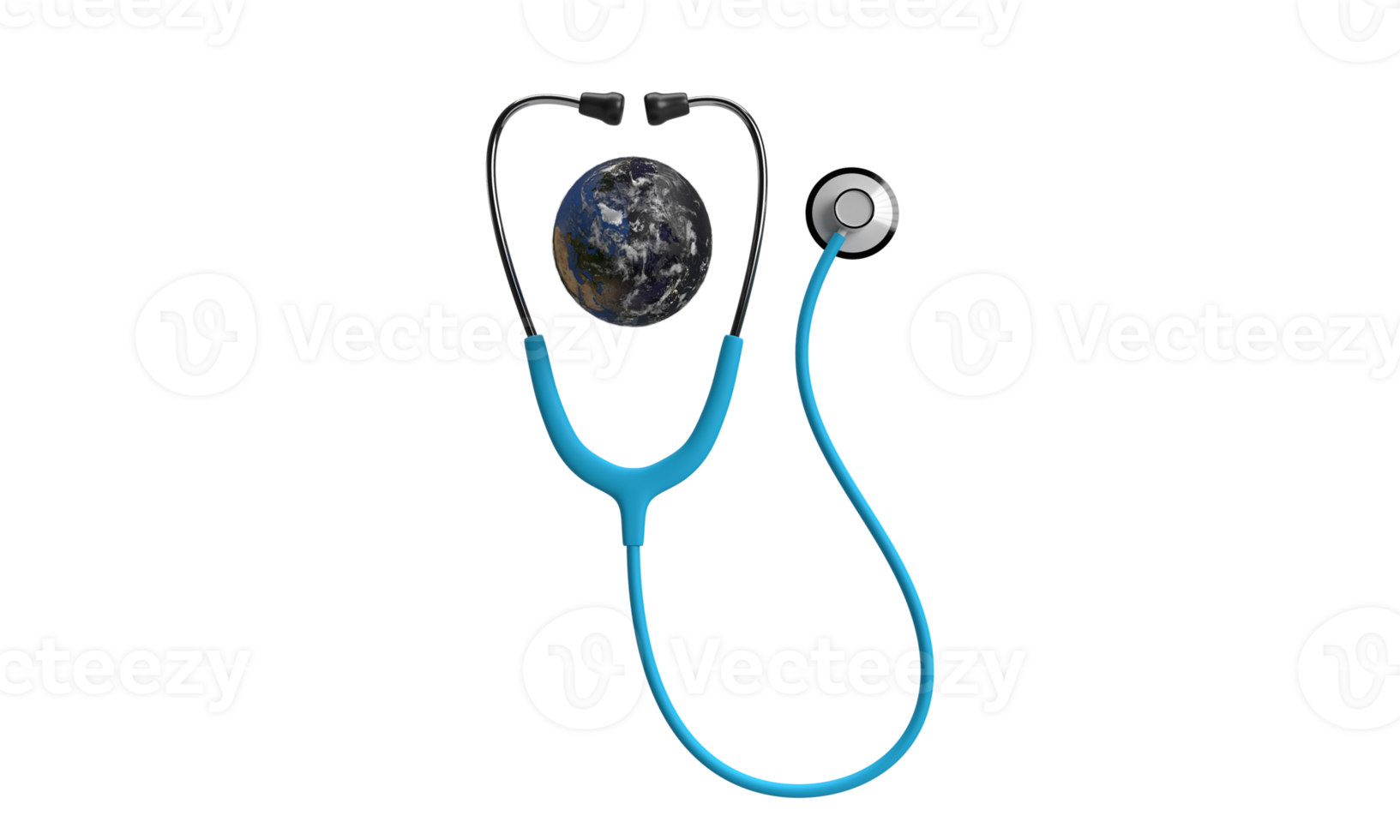 world healthcare day stethoscope earth day planet world global blue color copy space wellness hospital doctor nurse disease patient treatment health day exam protection cardiology environment png