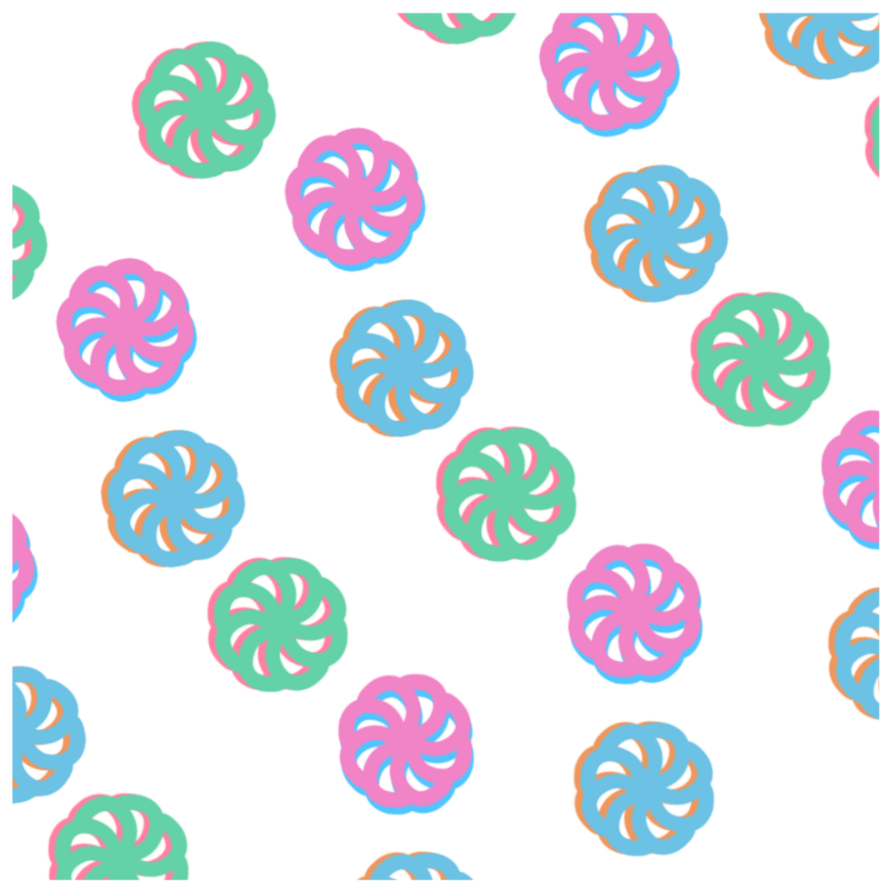 Colorful pattern on a white background png