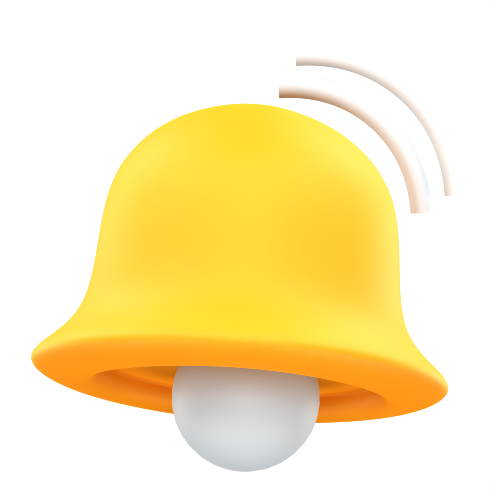 3d illustration notification png