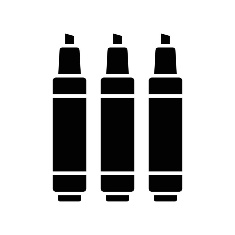 Artistic Marker Icons Collection Vibrant and Expressive Styles vector