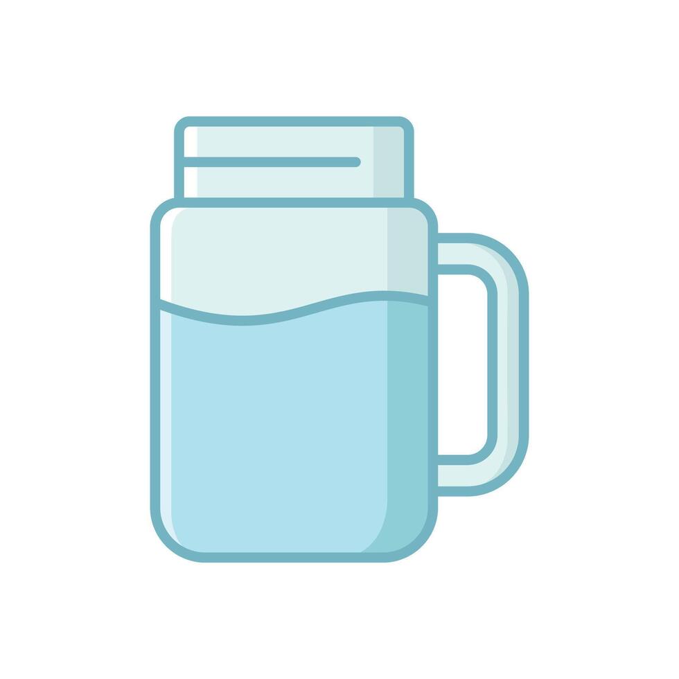 Pouring Water Pitcher Icons Dynamic and Creative Designs vector