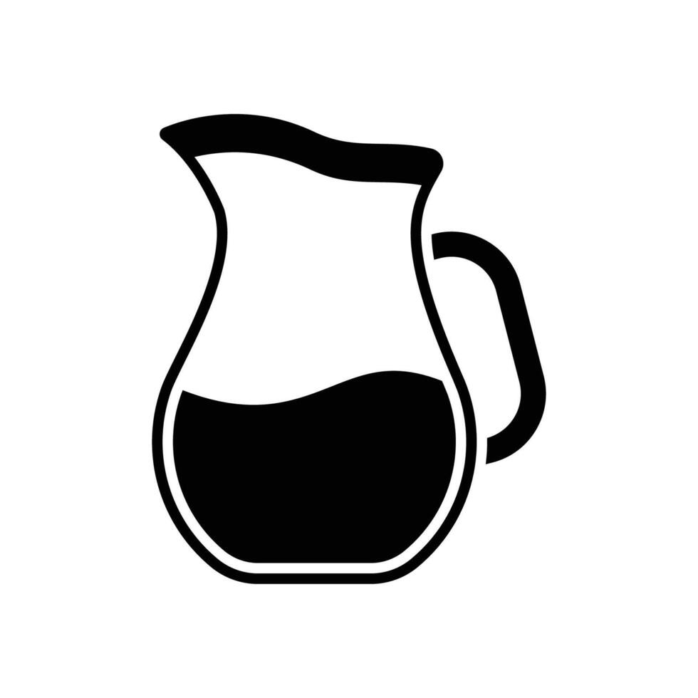 Transparent Water Pitchers Realistic and Clean Art vector