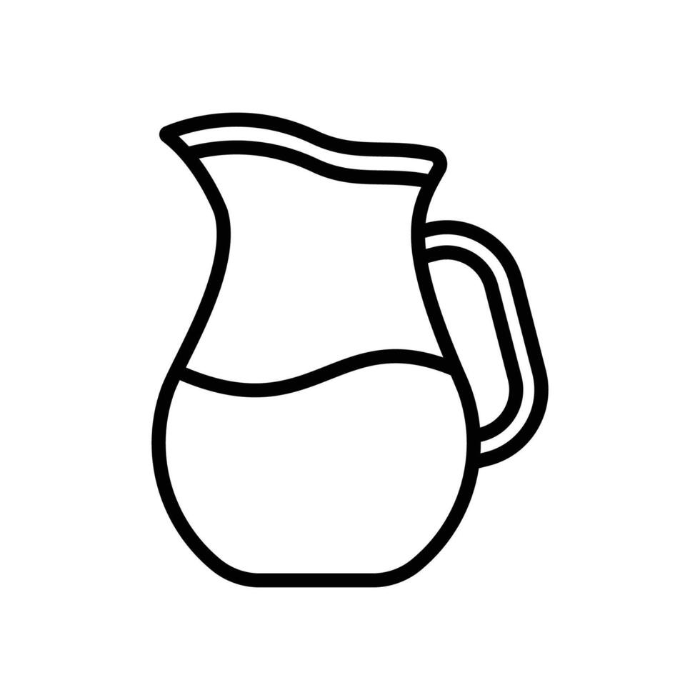 Hydration Essentials Water Pitcher Icon Collection vector