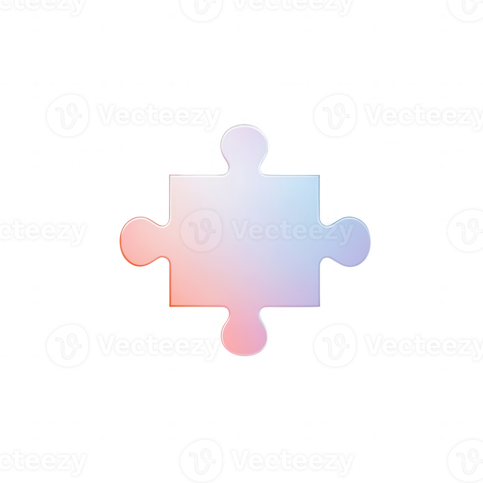 A colorful puzzle piece representing problem-solving. png