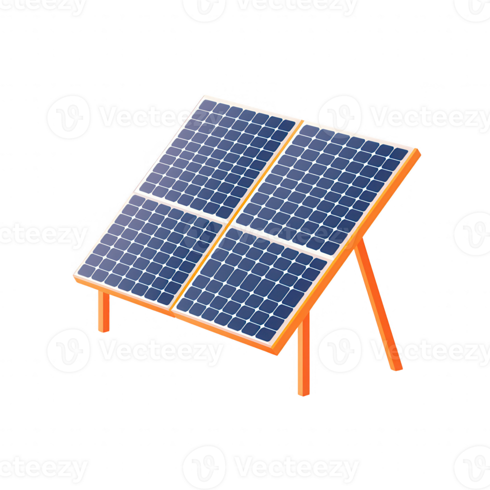 A modern solar panel designed for eco-friendly energy solutions. png