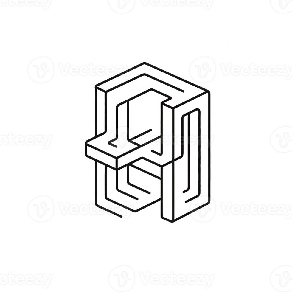 Abstract geometric design representing innovative concepts and modern ideas. png