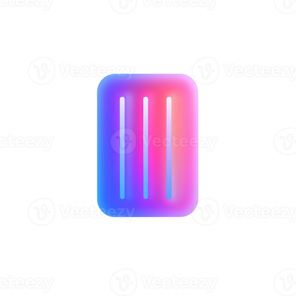 Abstract glowing icon with vibrant lights and modern design elements. png