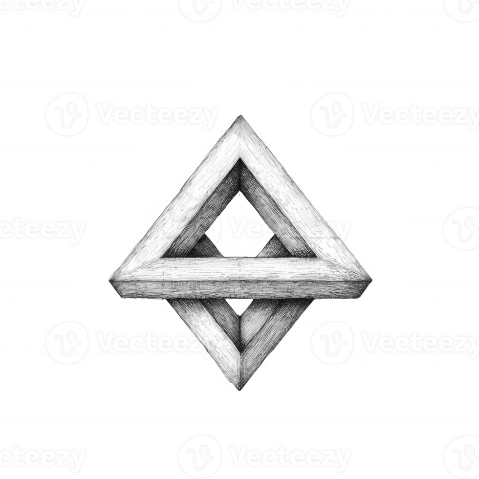 Three-dimensional abstract design featuring geometric shapes in neutral tones. png
