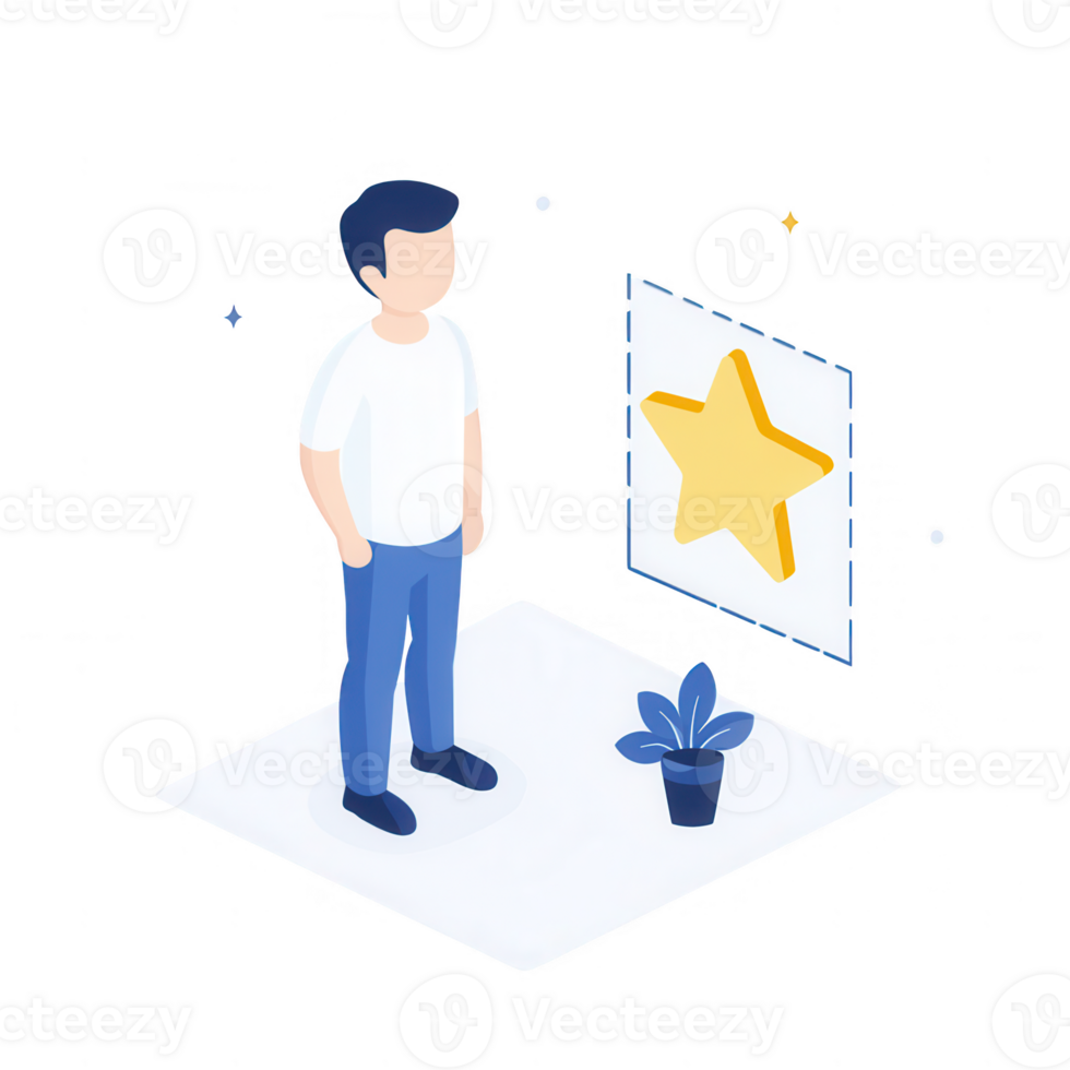 A person analyzing performance metrics in a modern, minimalist setting. png