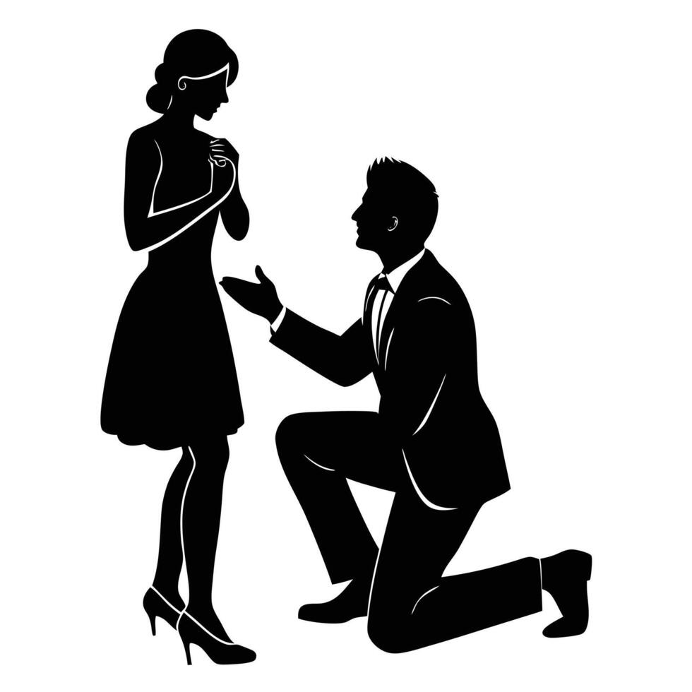Love Proposal Artwork vector