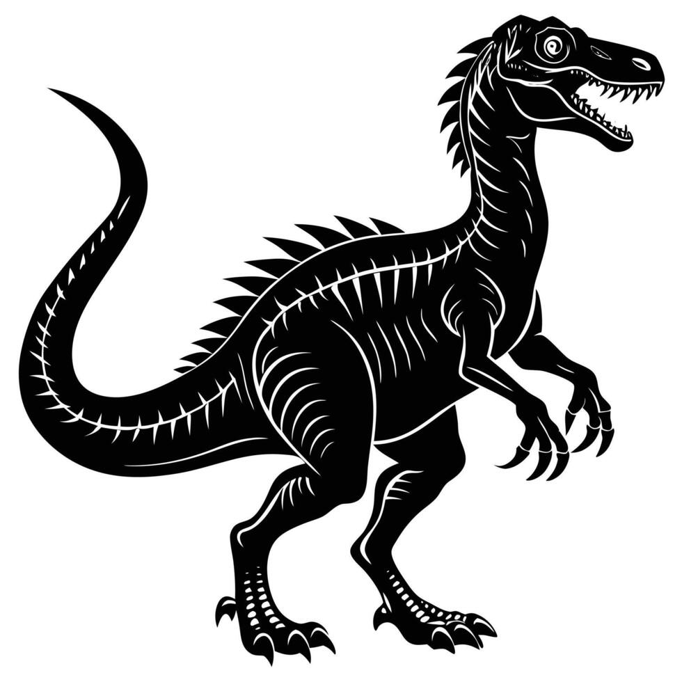 Dinosaur Silhouette Art vector