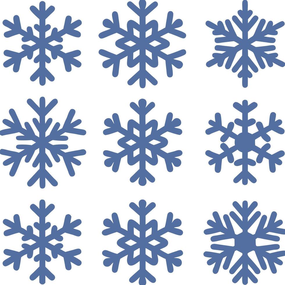 Frosty Snowflake Art vector