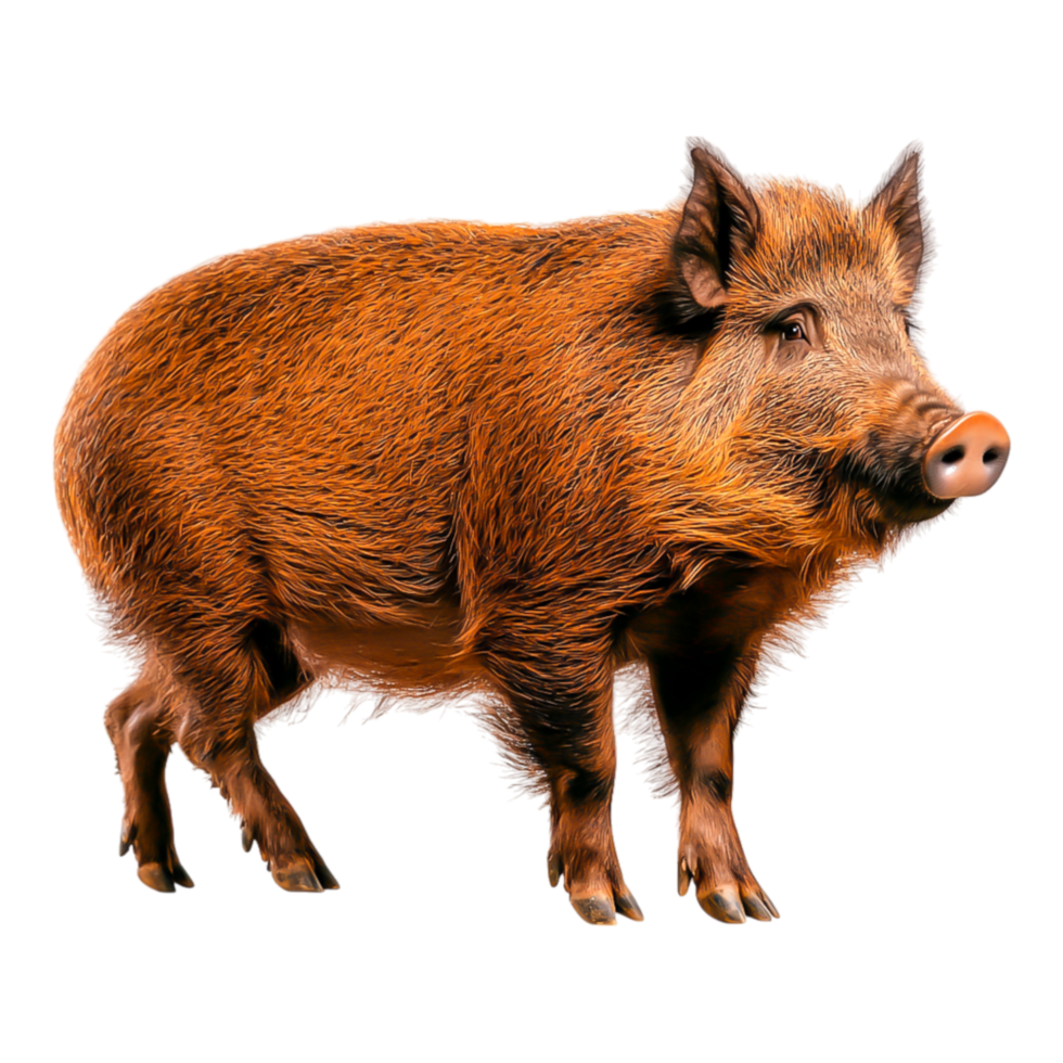Wild Boar Portrait for Nature Conservation png