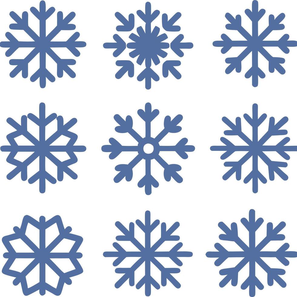 Creative Snowflake Artwork vector