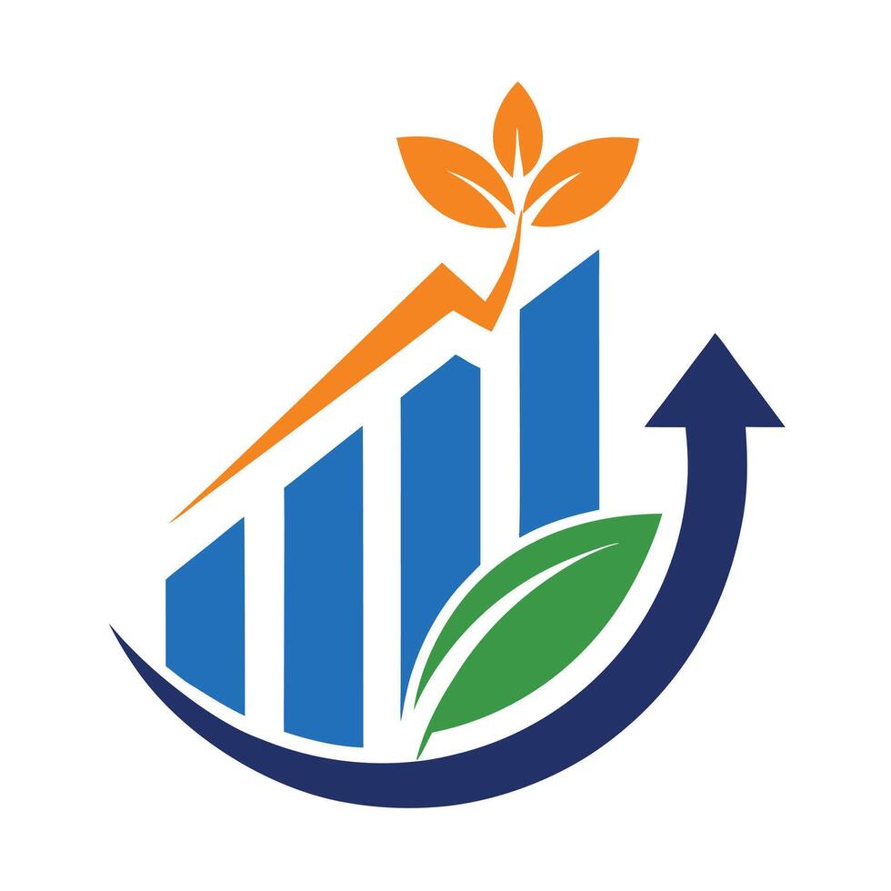 Growth Logo for Startups vector