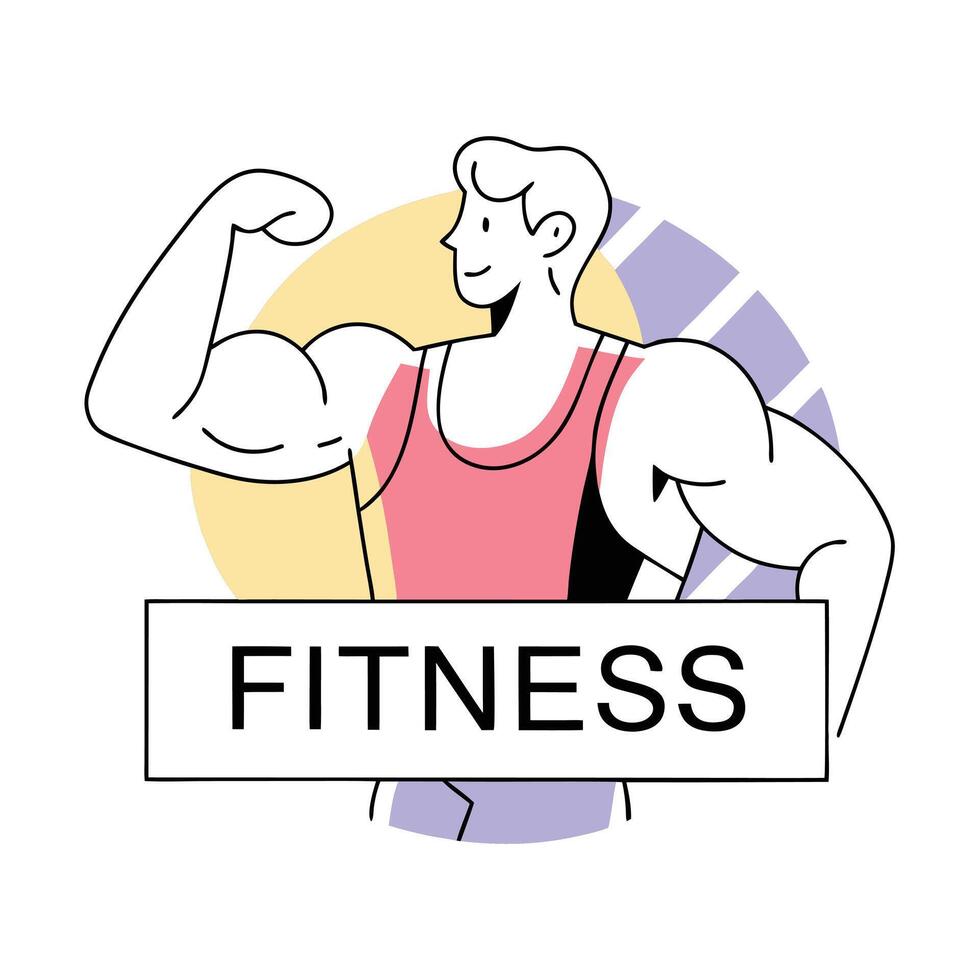 Gym Workout Icon Designs vector