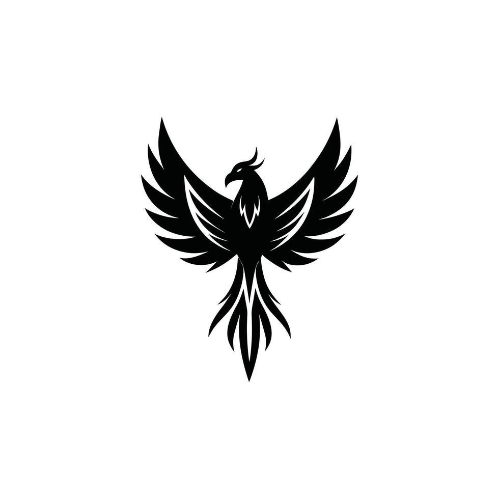 Phoenix Tales in Art Mythological Bird Design vector