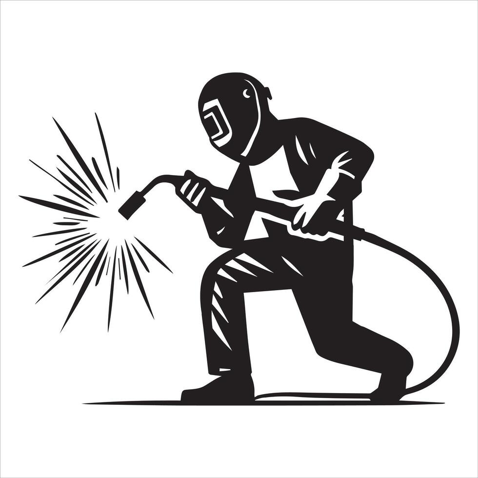 Creative Welding Design in Steel and Metal vector