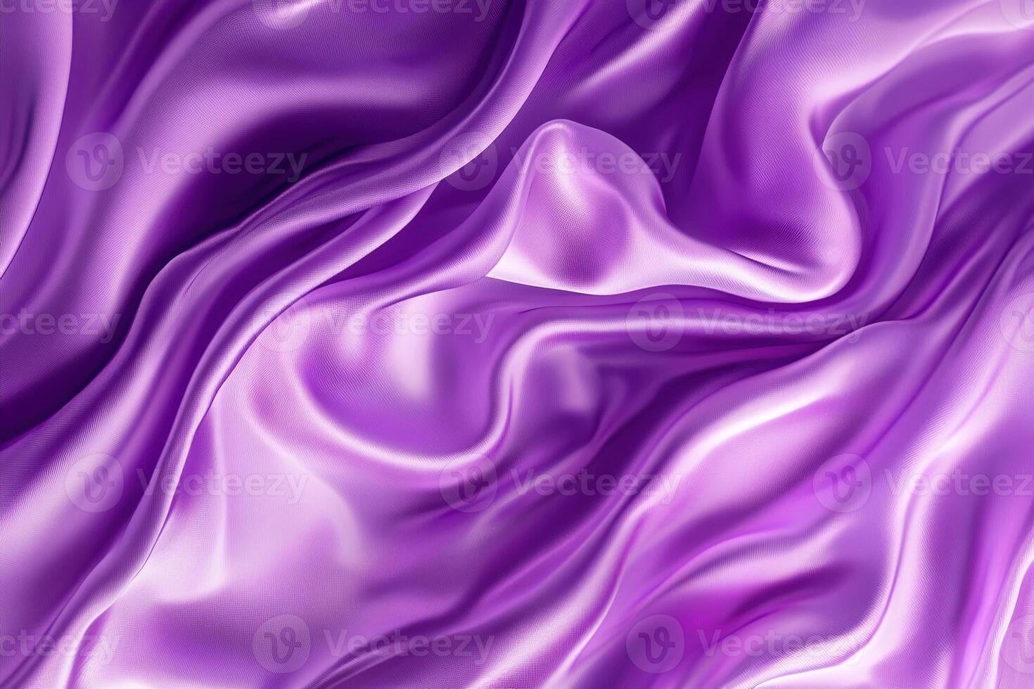 top view luxury silk satin material texture in purple colors photo