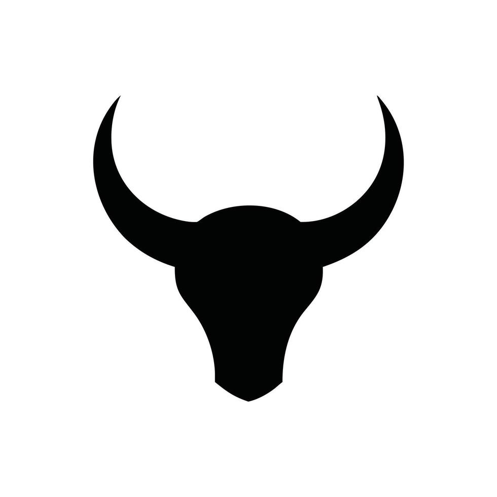 Fierce Bull Head Graphic for Unique Art Pieces vector