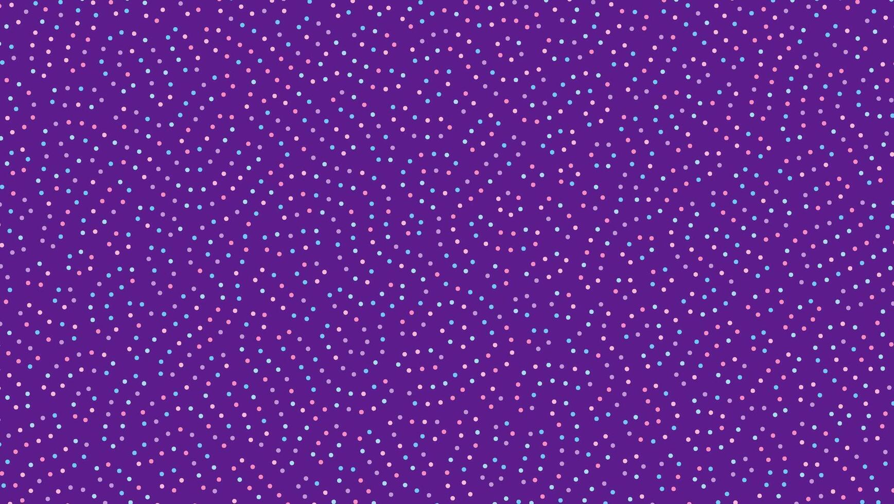 Perfect random stripple dots modern color pattern with purple background vector