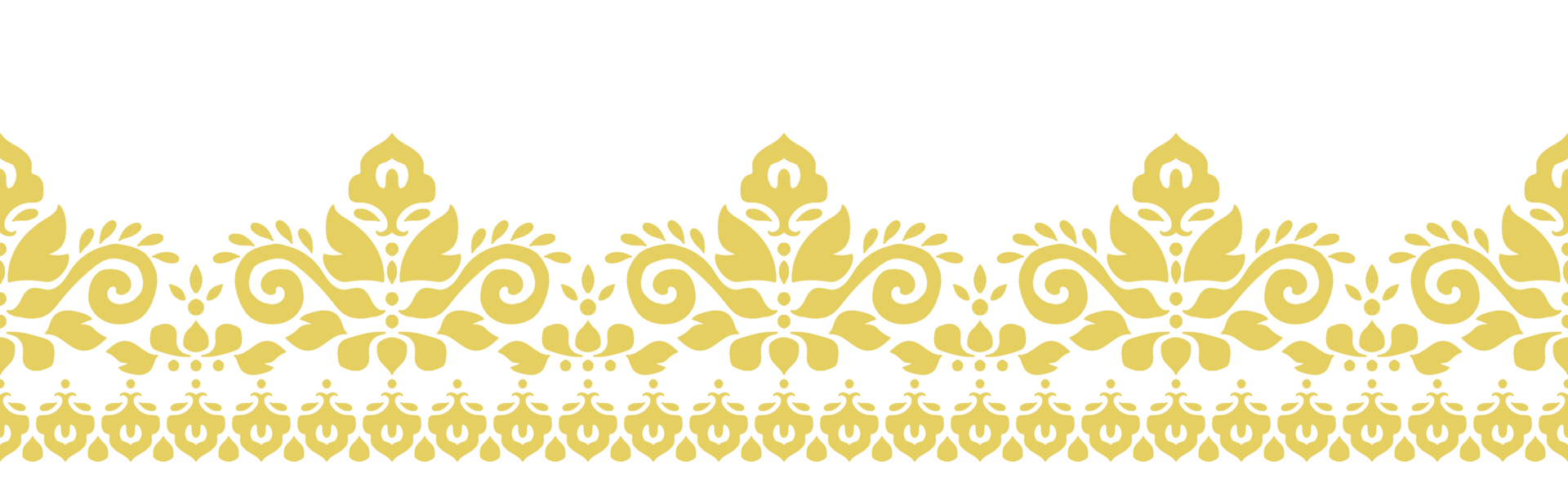 Oriental Geometric Border Design for Textile and Fabric Pattern. png