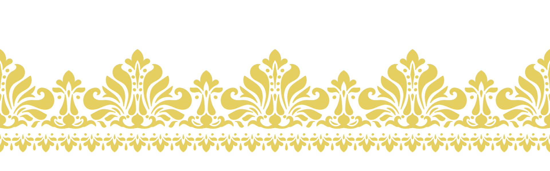 Traditional Baroque Floral Pattern for Oriental Textile Design. png