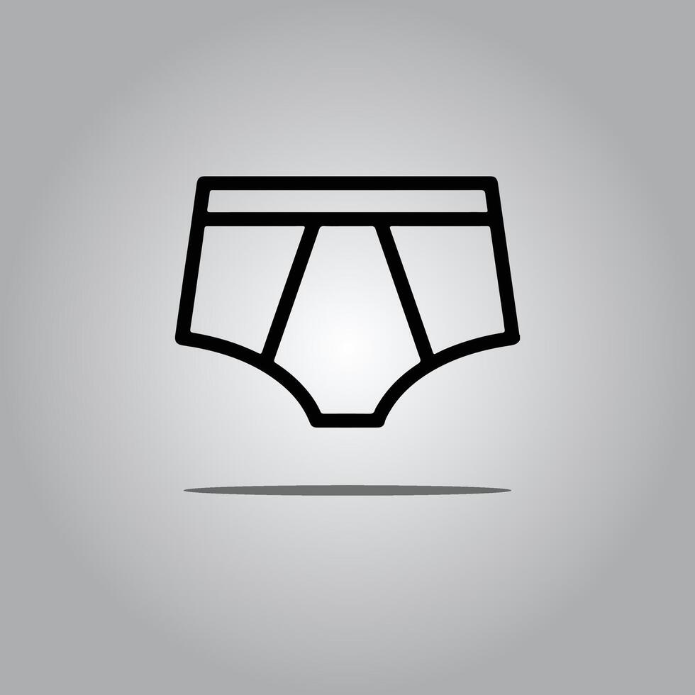 Under wear mockup design vector