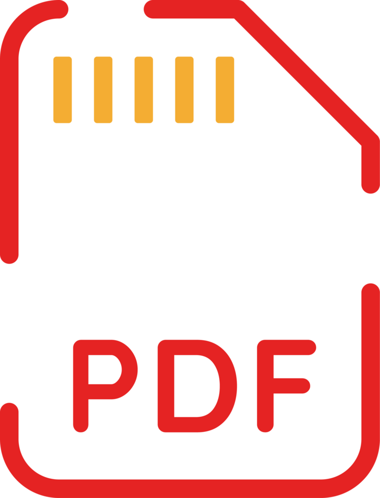 format pdf extension minimalist png