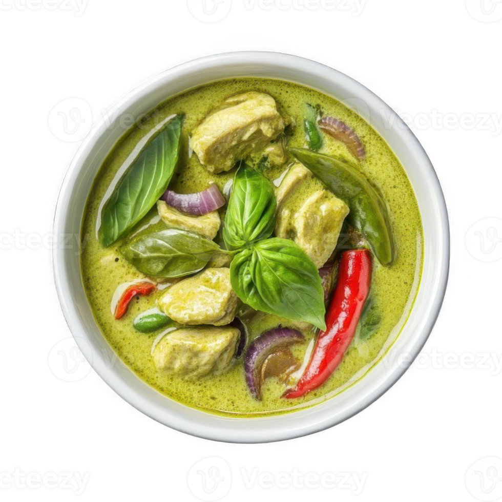 Thai Green Chicken Curry png