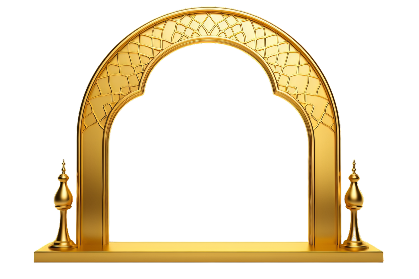 Ramadhan frame. Islam Shape element png