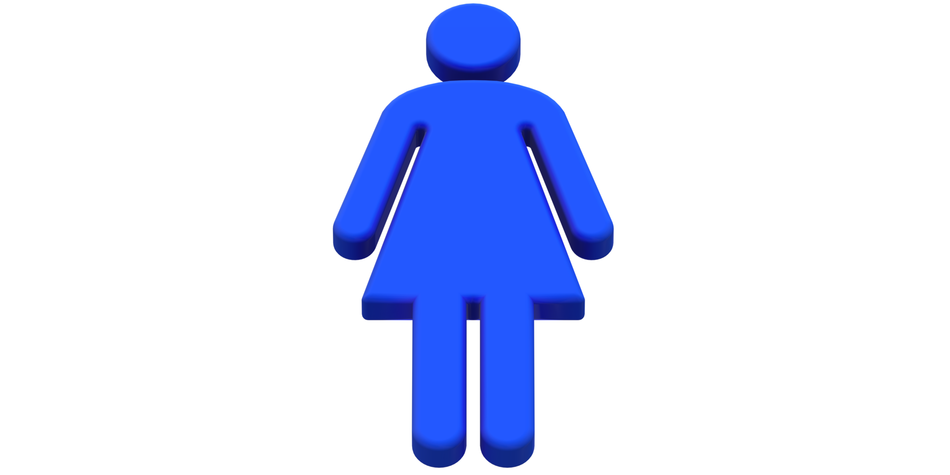 Female person restroom sign png