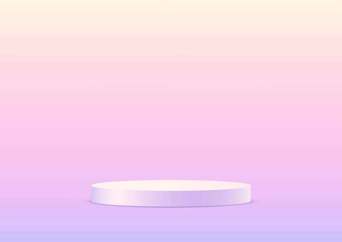 Pastel purple background 3d with podium. Empty purple and pink studio room background. Space for selling products on the website. illustration. vector