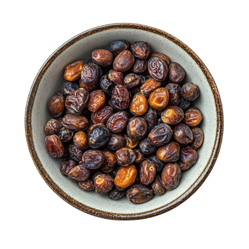 dates in a bowl transparent background. png