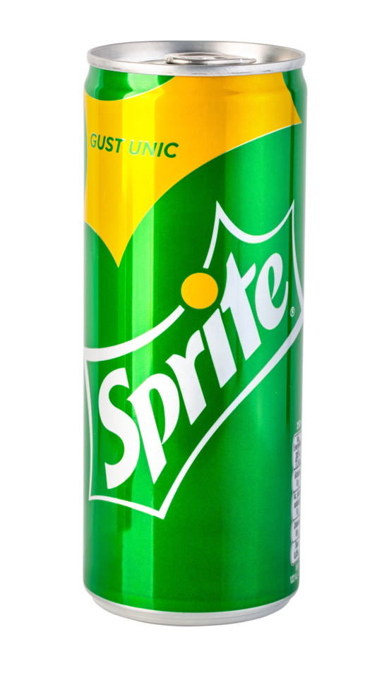 Sprite can isolated on transparent background png