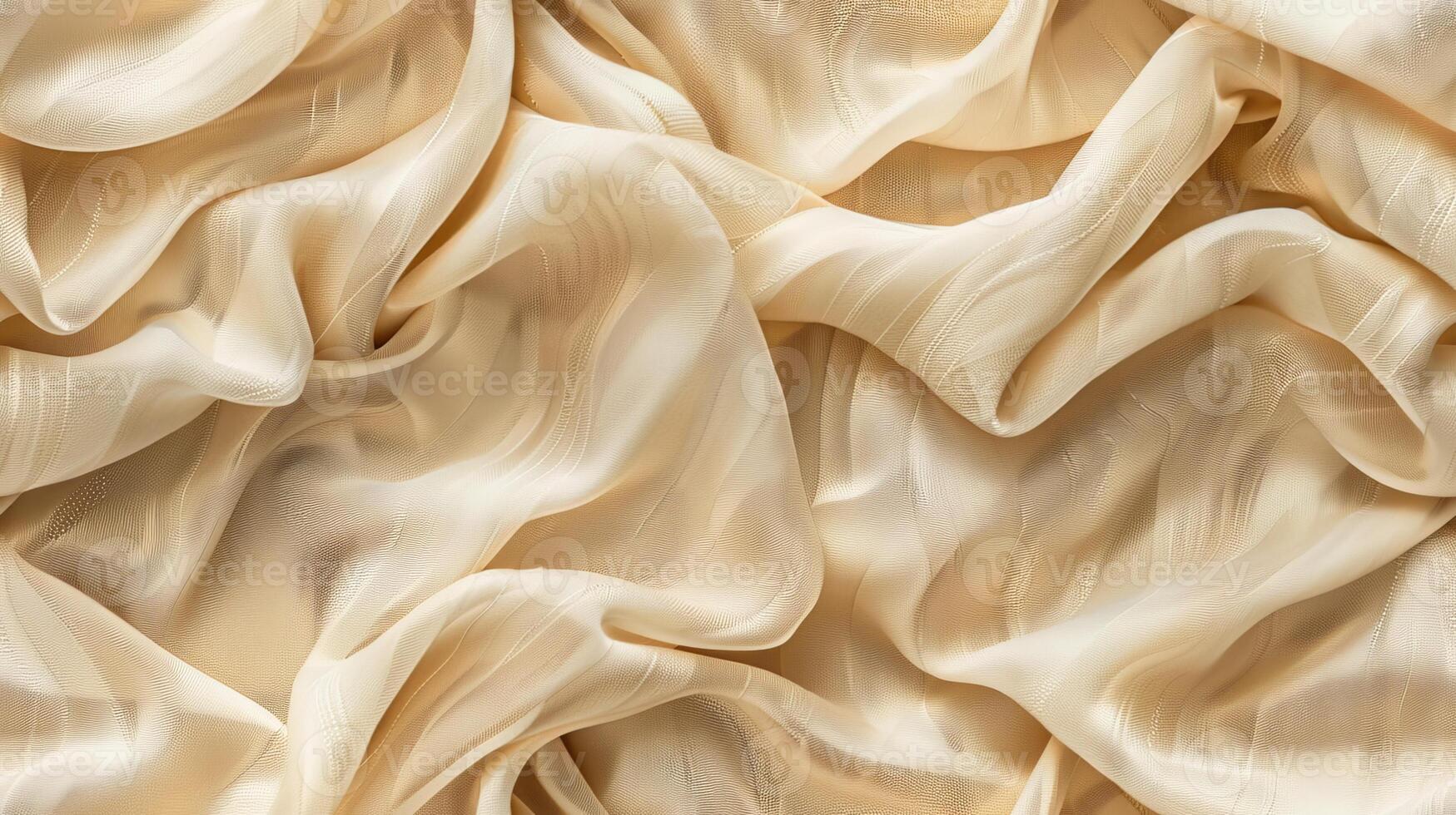 Mocha mousse color fabric displays soft texture and delicate folds, creating an inviting backdrop perfect for design projects and creative applications photo